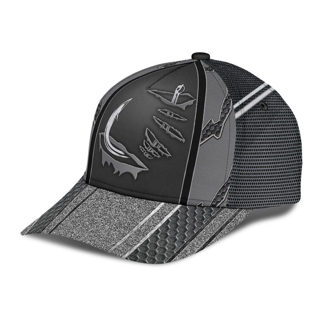 Fishing Hook 3D Design – Classic Cap
