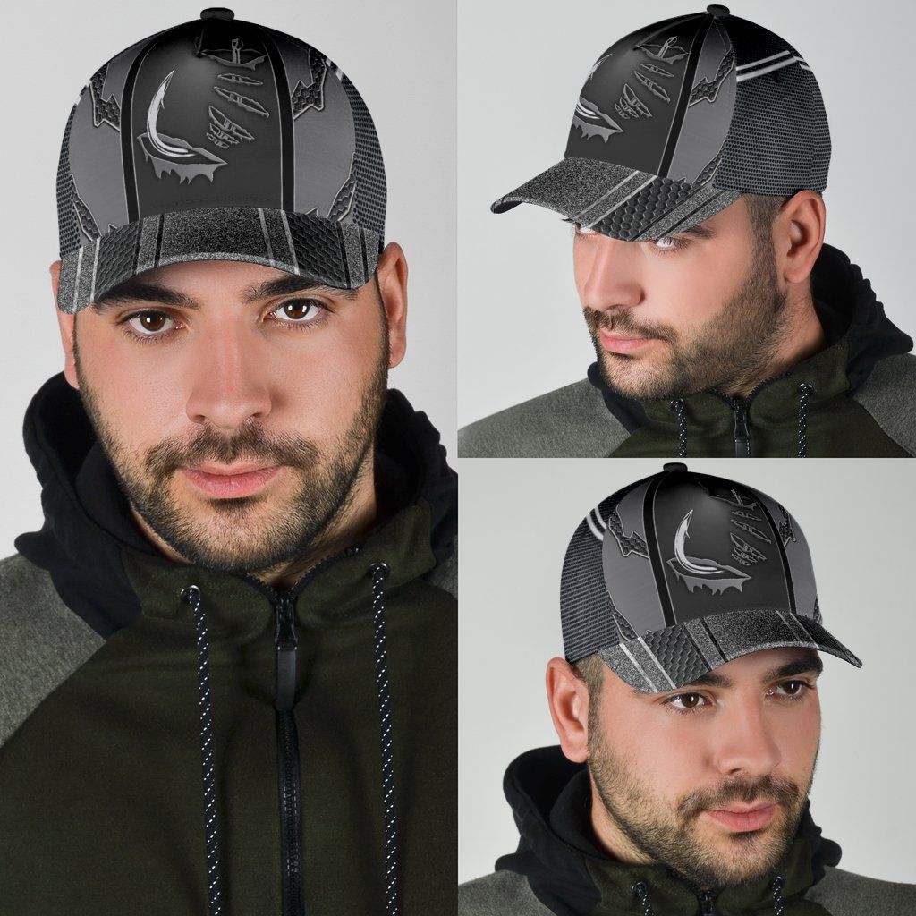 Fishing Hook 3D Design – Classic Cap