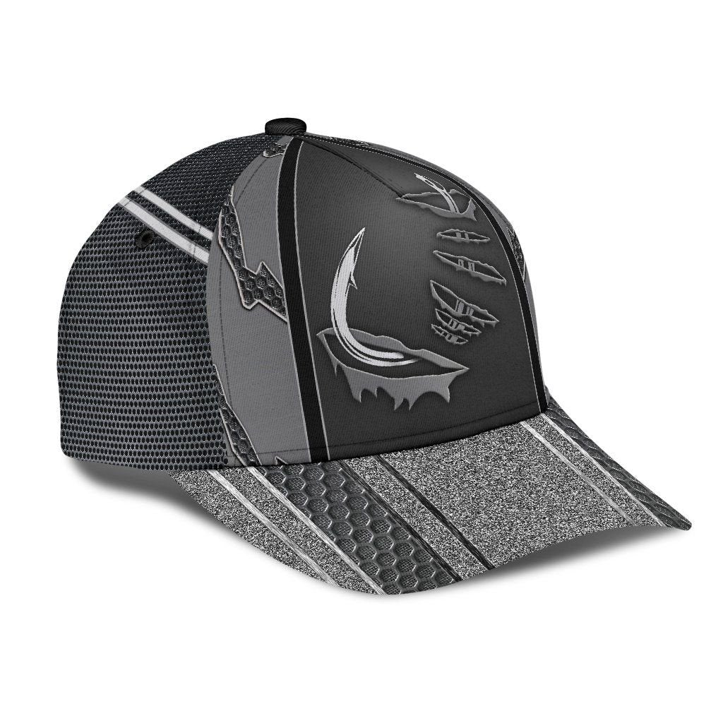 Fishing Hook 3D Design – Classic Cap