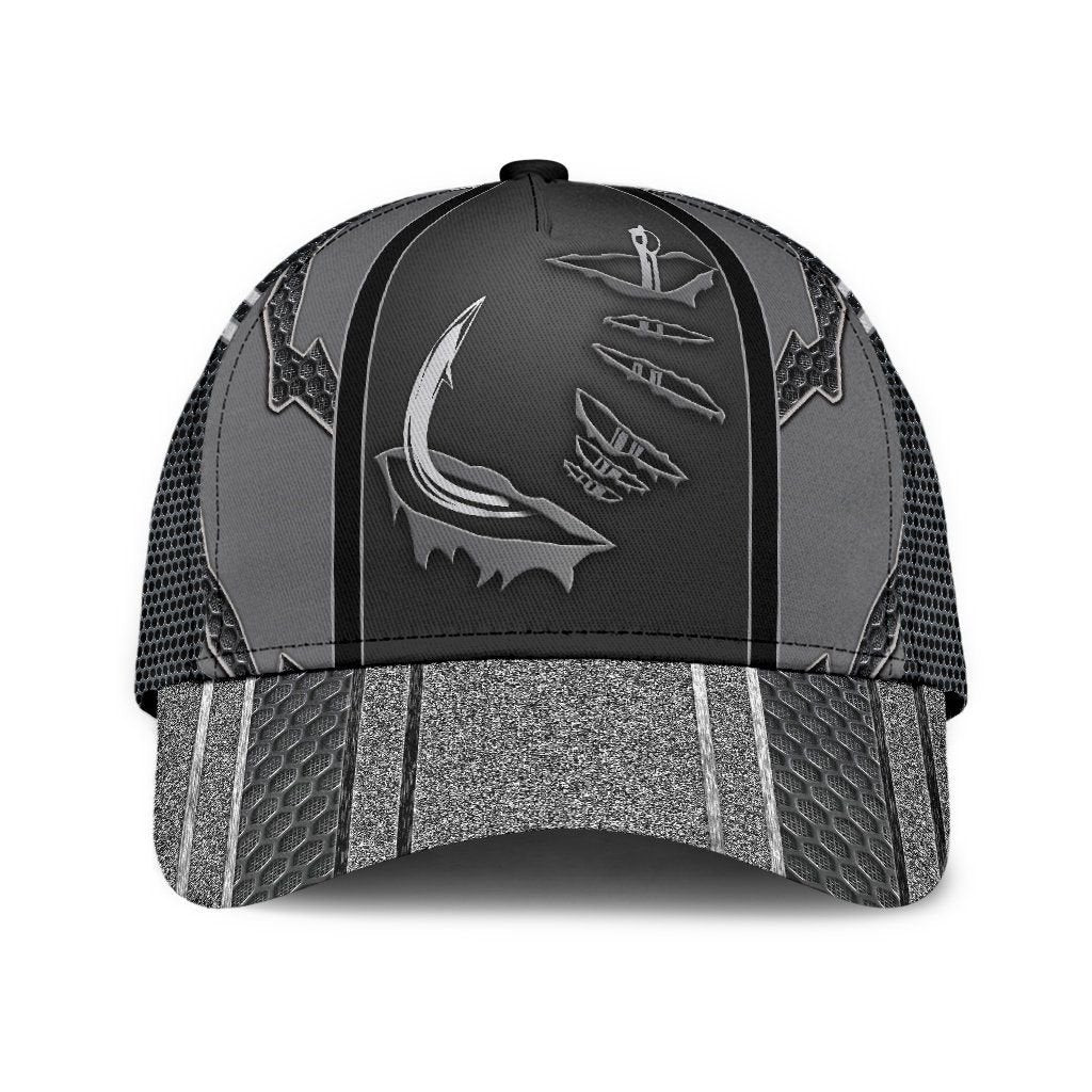 Fishing Hook 3D Design – Classic Cap