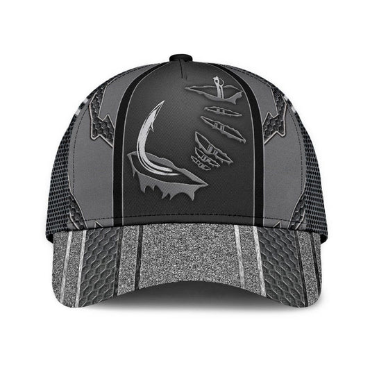 Fishing Hook 3D Design – Classic Cap