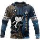 Best Carp Fishing Blue Edition Graphic – 3D Hoodie