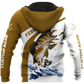 Custom Name Walleye Fishing Graphic – 3D Hoodie