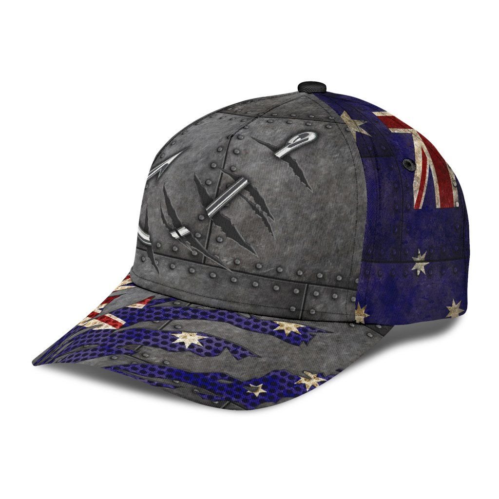 United Kingdom Fishing Hook 3D Design – Classic Cap