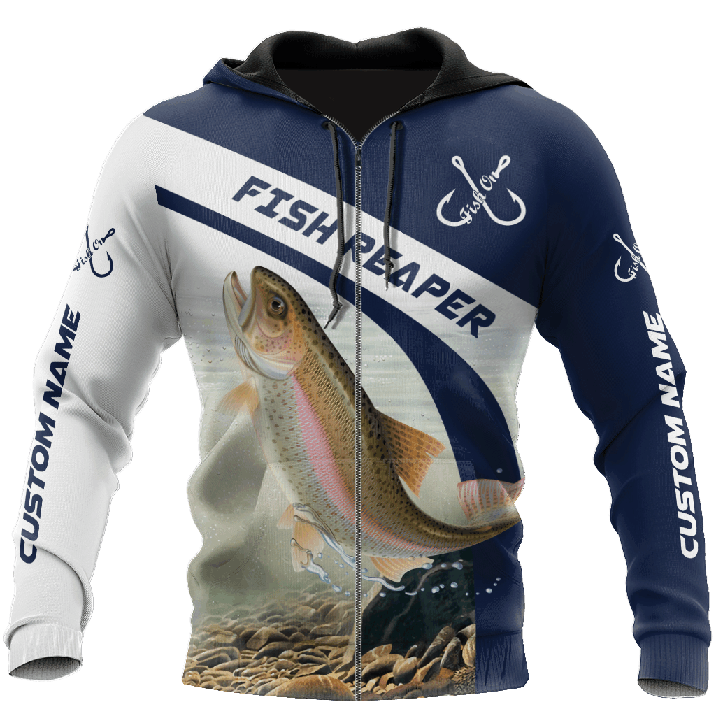 Custom Name Rainbow Trout Fishing Graphic – 3D Hoodie
