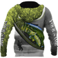 Custom Name Bass Fishing Fisherman Camo Graphic – 3D Hoodie
