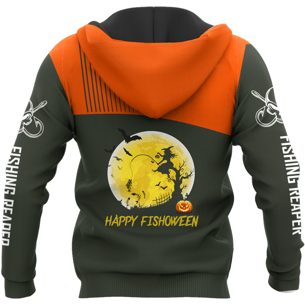 Collection Fishing Broom Halloween – 3D Hoodie