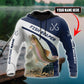 Custom Name Rainbow Trout Fishing Graphic – 3D Hoodie