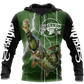 The Great Fish Eats The Small Green Fishing Graphic – 3D Hoodie