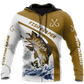 Custom Name Walleye Fishing Graphic – 3D Hoodie