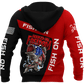 Hooked On Freedom Fish On Fishing Graphic – 3D Hoodie