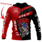 Hooked On Freedom Custom Name Fishing Graphic – 3D Hoodie