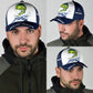 Custom Name Mahi Mahi Fishing Hook 3D Design – Classic Cap