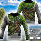 Custom Name Pike Fishing Fisherman Camo Graphic – 3D Hoodie