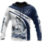 Sea Trout Fishing Graphic – 3D Hoodie