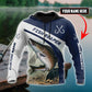 Custom Name Trout Salmon Fishing Graphic – 3D Hoodie