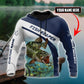 Northern Pike Fishing Graphic – 3D Hoodie