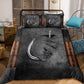 Fishing Hook Metal 3D Bedding Cover For Outdoor Lover Bedroom Decor