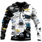 Love Shark Fishing Graphic – 3D Hoodie