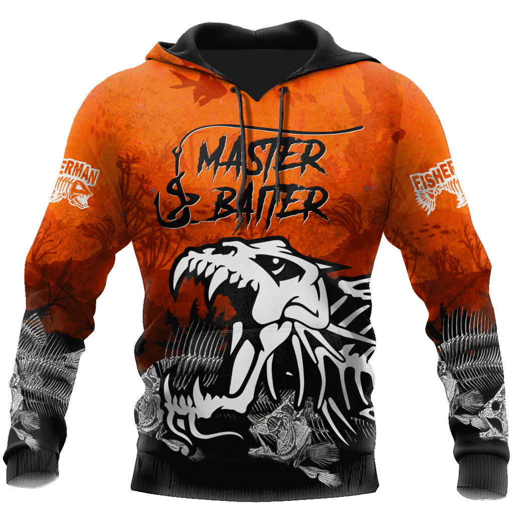 Master Baiter Custom Name Fishing Graphic – 3D Hoodie