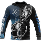 Bass Fishing Tattoo The Rule Blue Graphic – 3D Hoodie