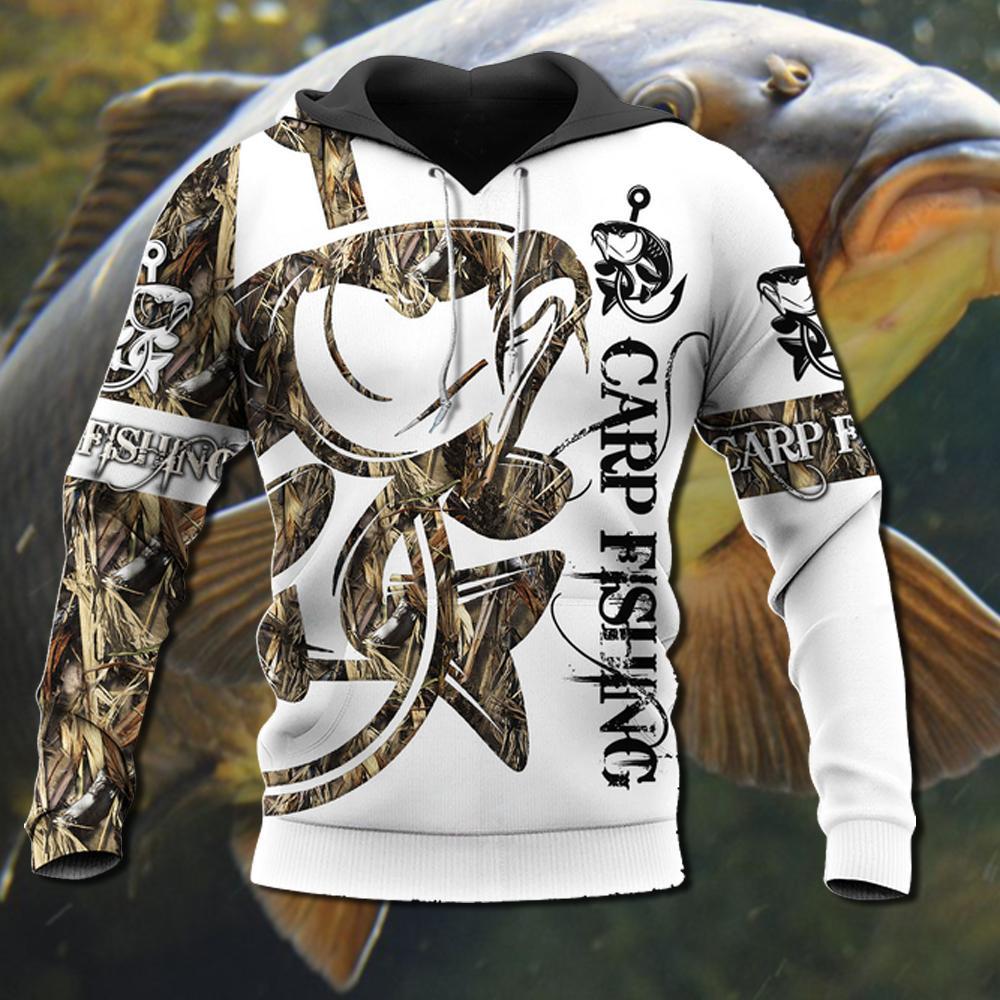 Carp Fishing Graphic – 3D Hoodie