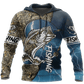 Collection Bass Fishing Sport Blue – 3D Hoodie