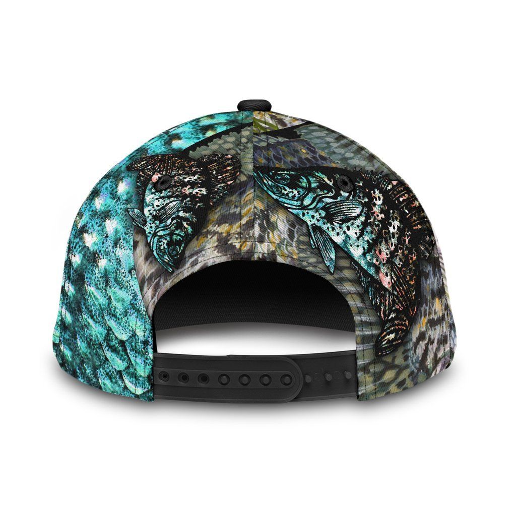 Crappie Fishing Skin Pattern Hook 3D Design – Classic Cap