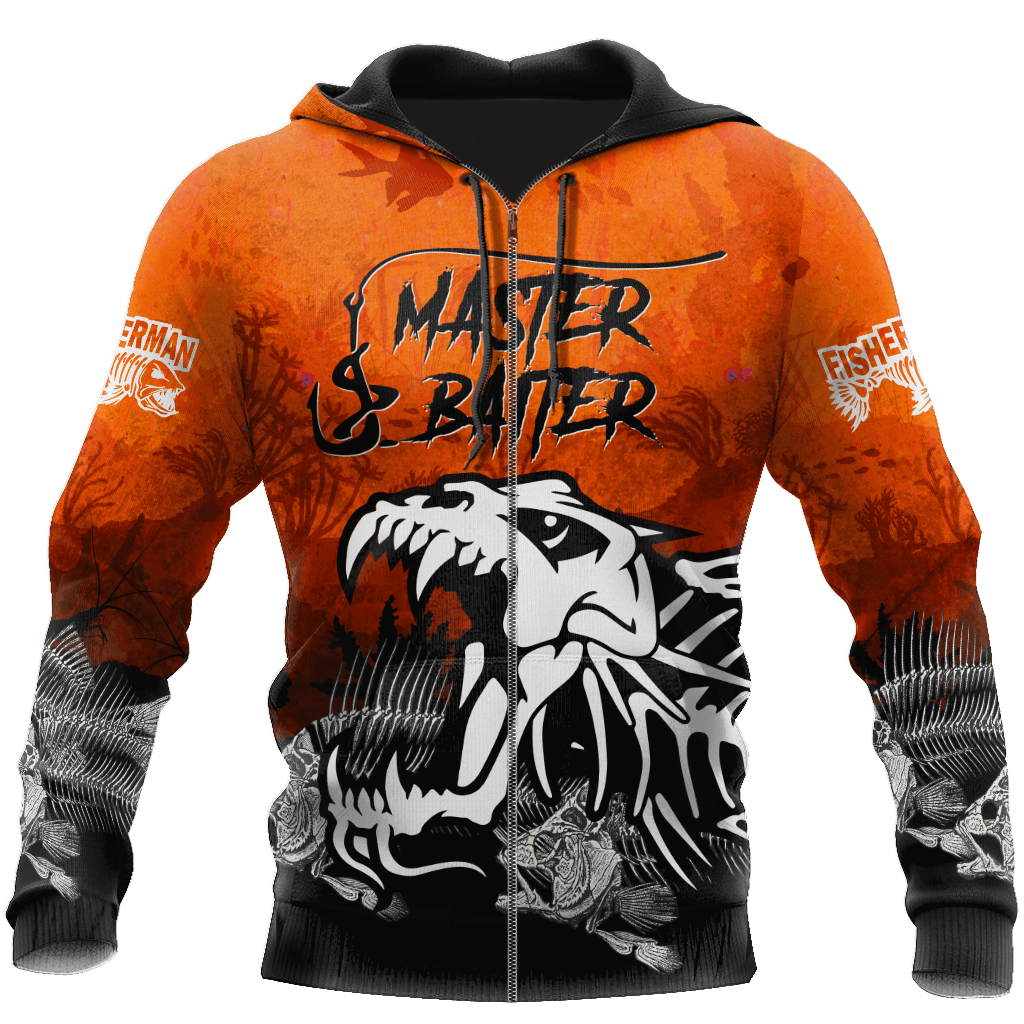 Master Baiter Custom Name Fishing Graphic – 3D Hoodie