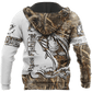 Bass Fishing Sport Muddy Water Camo Tattoo Graphic – 3D Hoodie