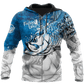 Hungry Fish Fishing Life Graphic – 3D Hoodie
