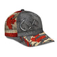 Canada Fishing Hook 3D Design – Classic Cap