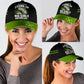 Green Bass Fishing Hook 3D Design – Classic Cap