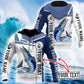 Custom Name Wahoo Fishing Catch And Release Graphic – 3D Hoodie