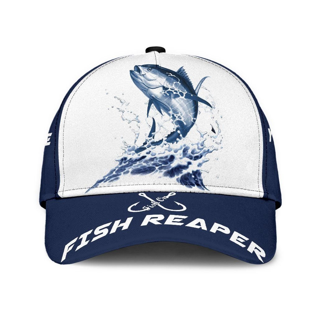 Custom Name Tuna Fishing Hook 3D Design – Classic Cap