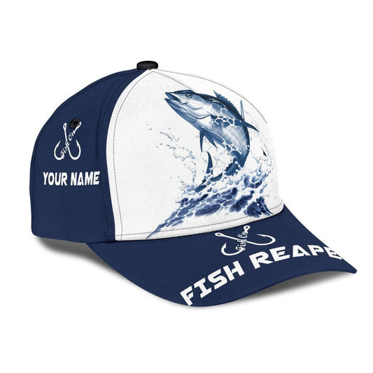 Custom Name Tuna Fishing Hook 3D Design – Classic Cap