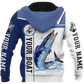 Custom Name Wahoo Fishing Catch And Release Graphic – 3D Hoodie