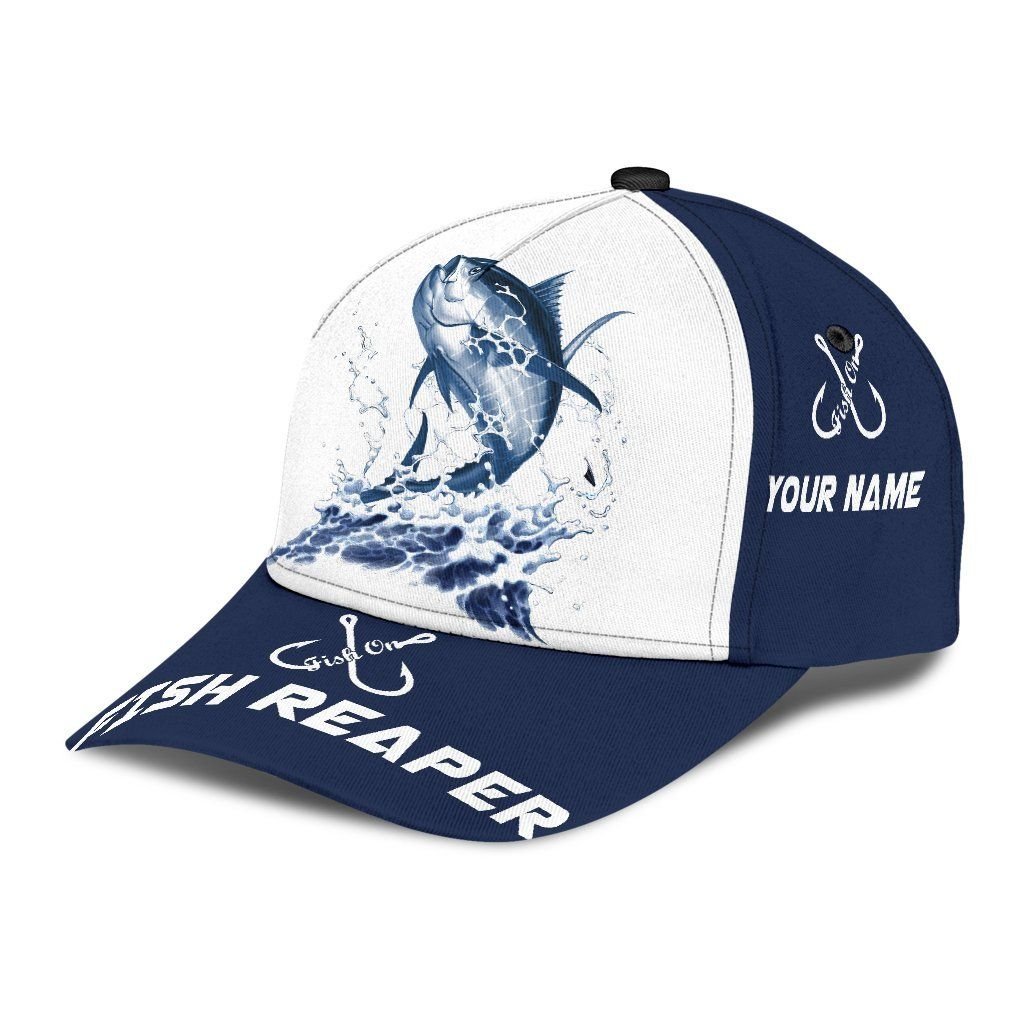Custom Name Tuna Fishing Hook 3D Design – Classic Cap