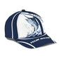 Custom Name Marlin Fishing Hook 3D Design – Classic Cap