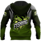 Bass Master Stainless Steel Fishing Graphic – 3D Hoodie