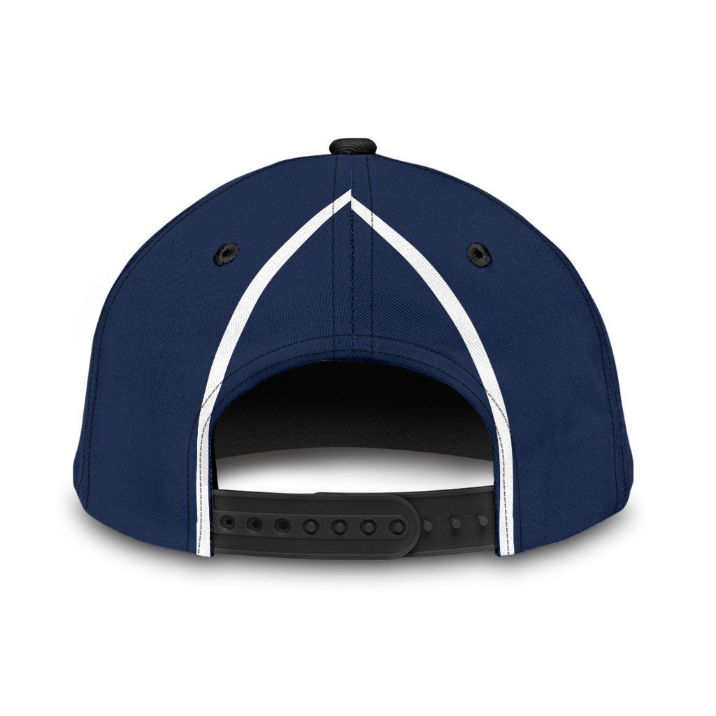 Custom Name Marlin Fishing Hook 3D Design – Classic Cap