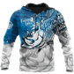 Hungry Fish Fishing Life Graphic – 3D Hoodie