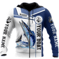 Custom Name Wahoo Fishing Catch And Release Graphic – 3D Hoodie