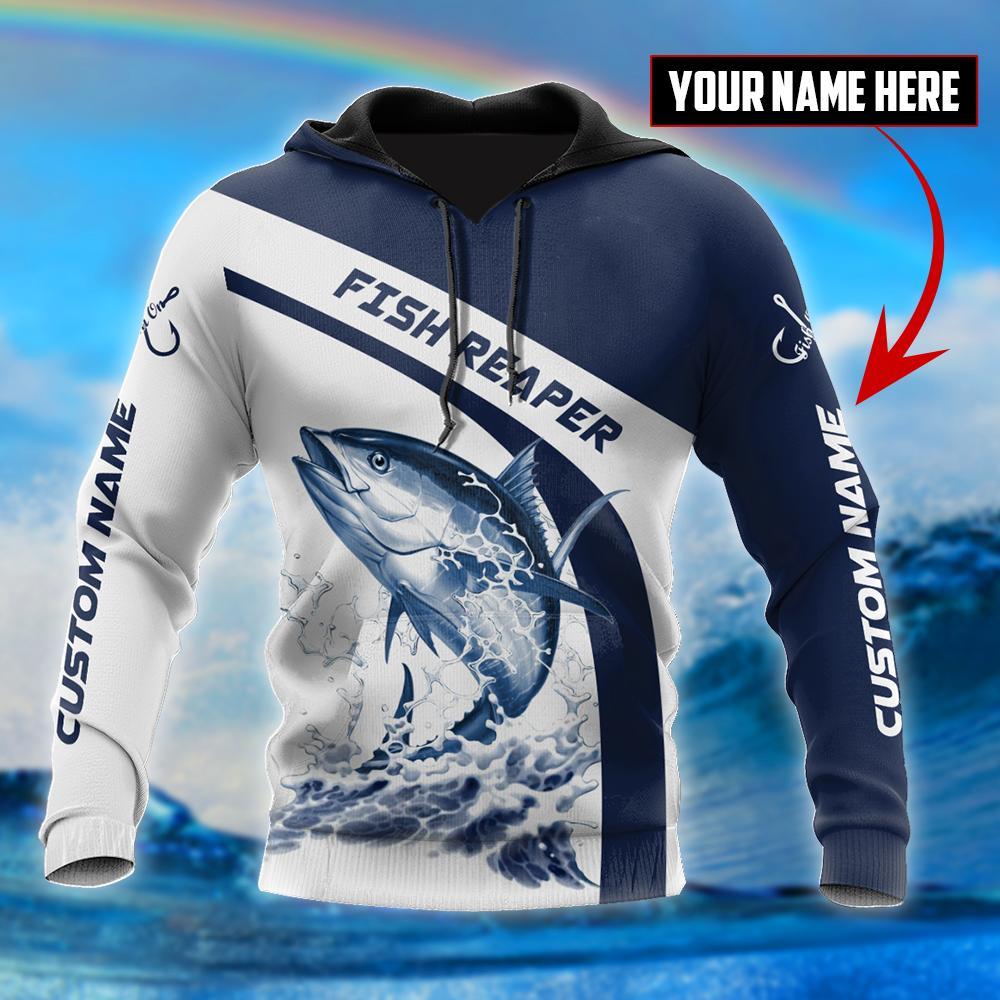 Custom Name Tuna Fishing Graphic – 3D Hoodie