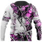 Bass Fishing Sport Country Girl Camo Tattoo Graphic – 3D Hoodie