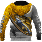 Custom Name Walleye Fishing Fisherman Camo Graphic – 3D Hoodie
