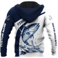 Custom Name Tuna Fishing Graphic – 3D Hoodie