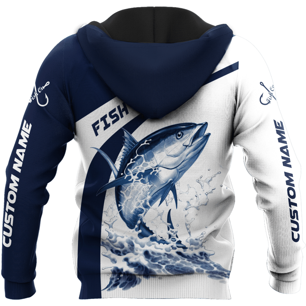 Custom Name Tuna Fishing Graphic – 3D Hoodie
