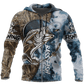 Sea Bass Fishing Hook Up Gear Graphic – 3D Hoodie