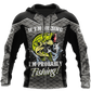 Bass Silver Sports Fishing Graphic – 3D Hoodie